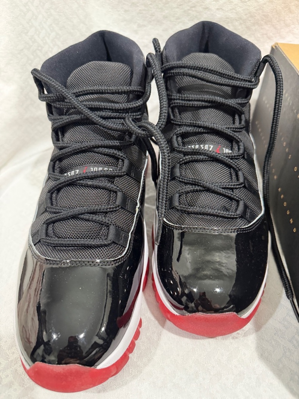 Nike Brown and Red Shoe Box with Black Logo